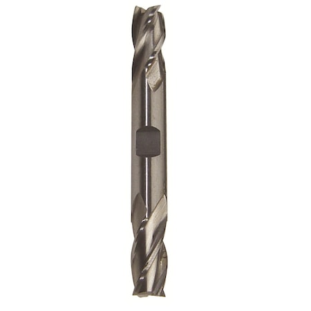 3/8x3/8 HSS 4 Flute Double End End Mill, End Mill Material: High Speed Steel